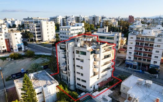 Mixed-use building in John Kennedy Avenue, Nicosia
