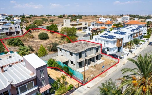 Share of incomplete residential development in Tseri, Nicosia