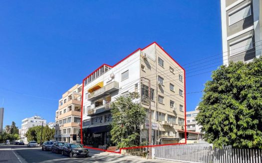 Four storey mixed-use building in Agioi Omologites, Nicosia