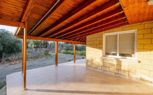 Two-storey house in a large field in Pyrga, Larnaca