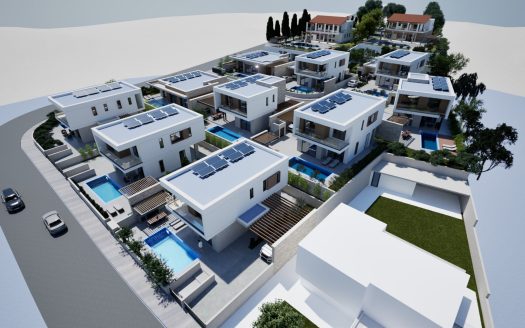 Paphos Property Four Bedroom House in Gated Complex