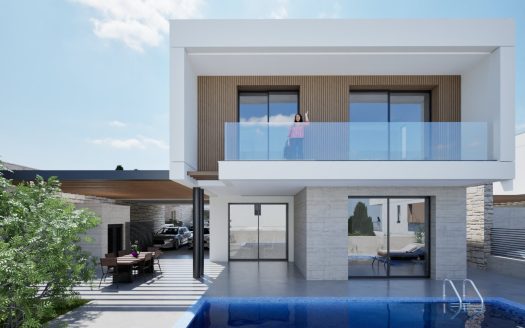 Paphos Property Three Bedroom House in Gated Complex