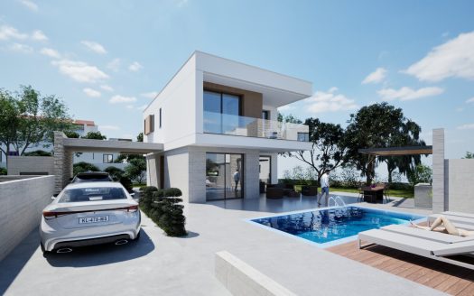 Paphos Property Three Bedroom House in Gated Complex